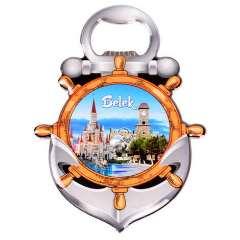 Toptan Belek Temalı Myros Metal Çapa Açacak Magnet 105x72 mm - 6