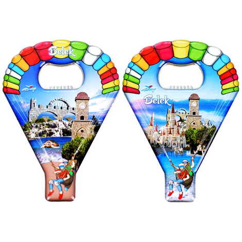 Toptan Belek Temalı Myros Metal Paraşüt Açacak Magnet 113x75 mm - 3