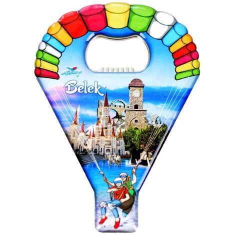 Toptan Belek Temalı Myros Metal Paraşüt Açacak Magnet 113x75 mm - 5
