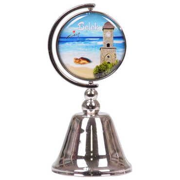 Belek Themed Collectible Souvenir Metal Bell 44x90 mm