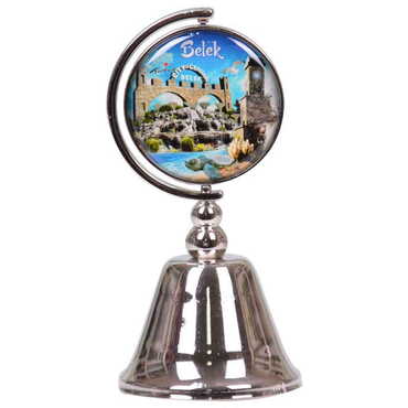 Belek Themed Collectible Souvenir Metal Bell 44x90 mm - 10