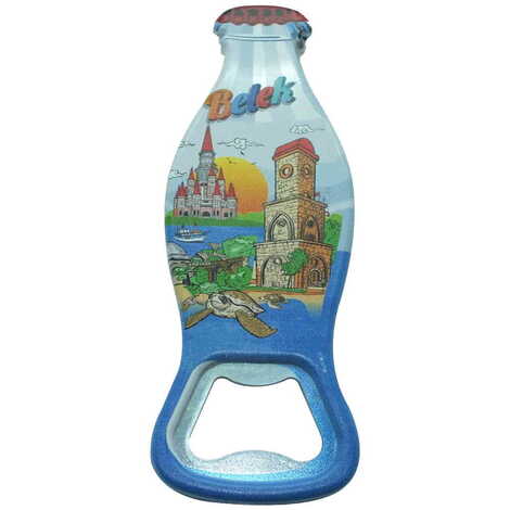Toptan Belek Temalı Myros Şişe Açacak Magnet 42x120 mm - 4