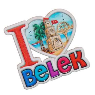 Belek Temalı Myros Yöresel Polyester Magnet - 14
