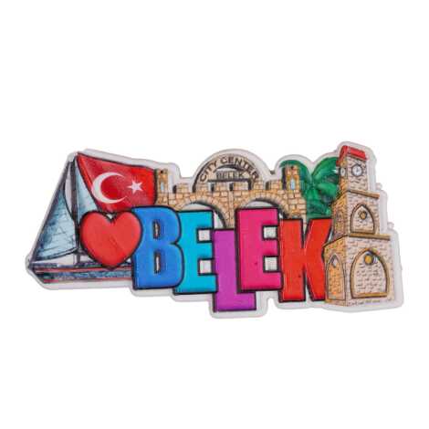 Belek Temalı Myros Yöresel Polyester Magnet - 6