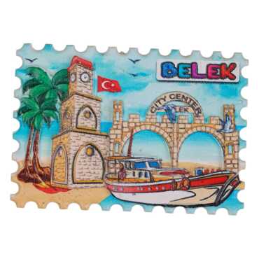 Belek Temalı Myros Yöresel Polyester Magnet - 7