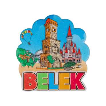 Belek Temalı Myros Yöresel Polyester Magnet - 8