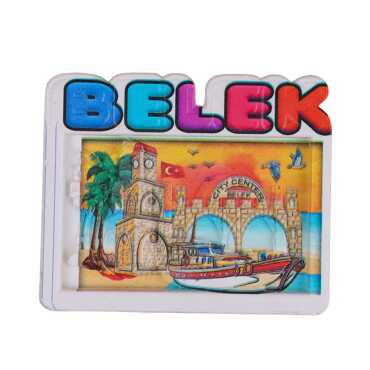 Belek Temalı Myros Yöresel Polyester Magnet - 12