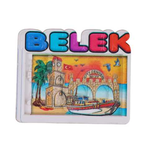 Belek Temalı Myros Yöresel Polyester Magnet - 12