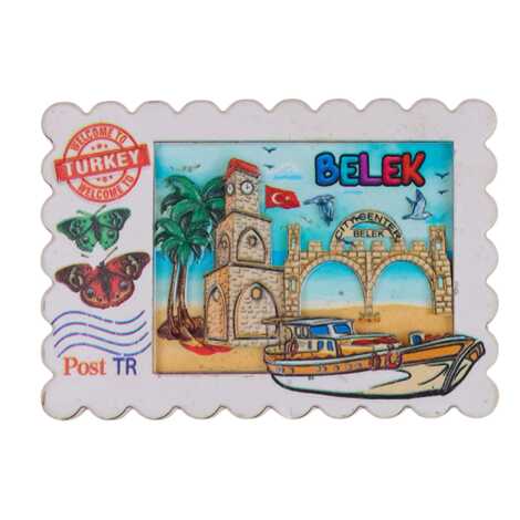 Belek Temalı Myros Yöresel Polyester Magnet - 13