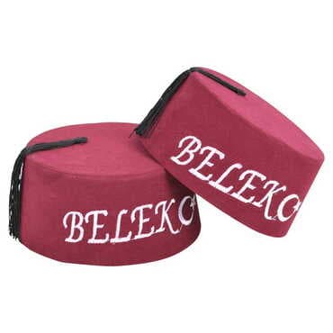 Belek Themed Embroidered Fez - 4