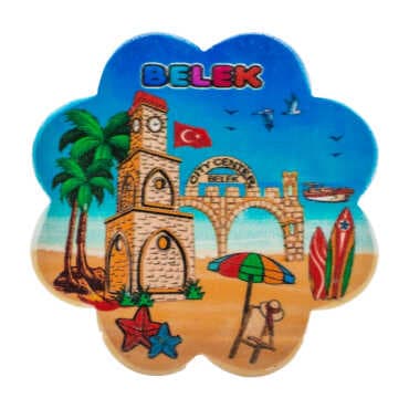 Belek Temalı Papatya Nihale Genel Turistik Desenler Bölge İsim Yazılı  - 3