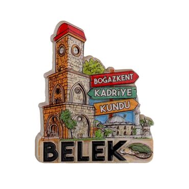 Belek Themed Polyester Printed Fridge Magnet - 11