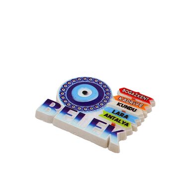 Belek Themed Polyester Printed Fridge Magnet - 27