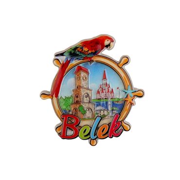 Belek Themed Polyester Printed Fridge Magnet