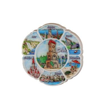Belek Themed Polyester Printed Fridge Magnet - 7