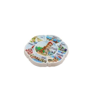 Belek Themed Polyester Printed Fridge Magnet - 16