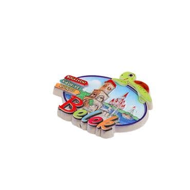 Belek Themed Polyester Printed Fridge Magnet - 21
