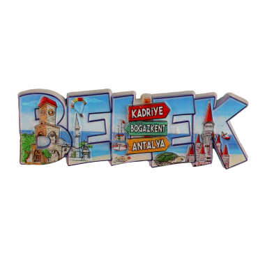 Belek Themed Polyester Printed Fridge Magnet - 4