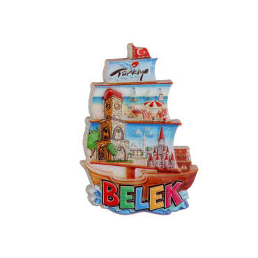 Belek Themed Polyester Printed Fridge Magnet - 3