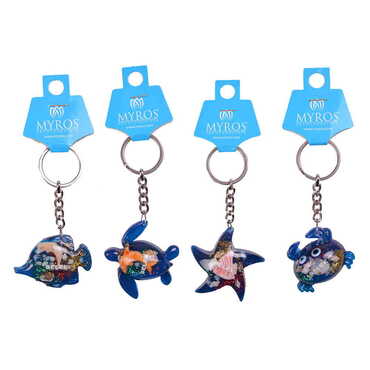 Belek Themed Customised Transparent Polyester Keyring - 2