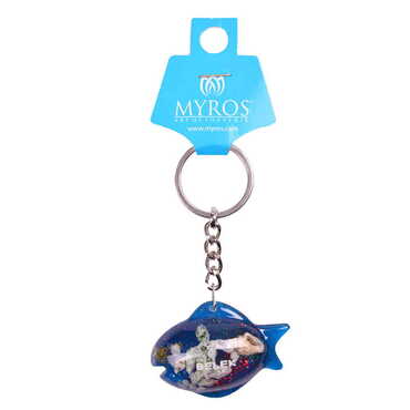 Belek Themed Customised Transparent Polyester Keyring - 12