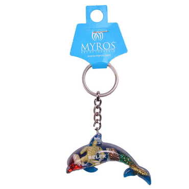 Belek Themed Customised Transparent Polyester Keyring - 14
