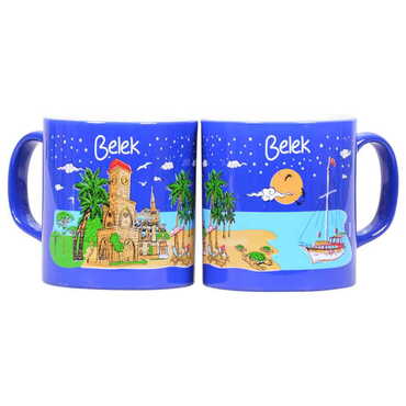 Belek Themed Customised Serigraphy Printed Ceramic Mug 82x90 mm - 6