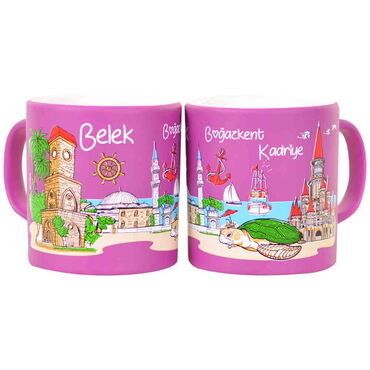 Belek Themed Customised Serigraphy Printed Ceramic Mug 82x90 mm - 12