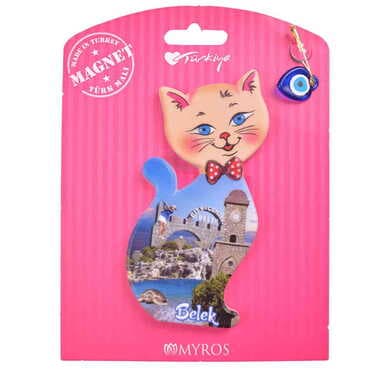 Belek Themed Plastic Base UV Printed Custom Backing Carded Fridge Magnet - 21