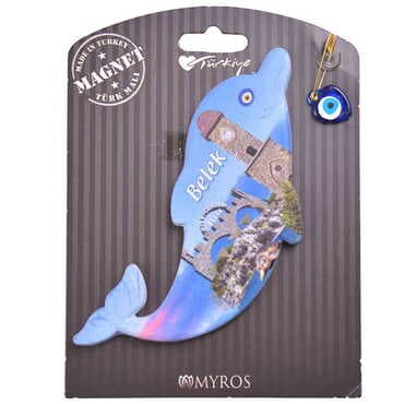 Belek Themed Plastic Base UV Printed Custom Backing Carded Fridge Magnet - 35