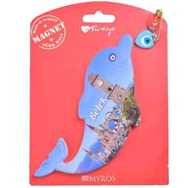 Belek Themed Plastic Base UV Printed Custom Backing Carded Fridge Magnet - 36