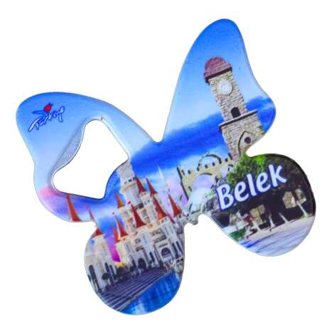 Belek Temalı UV Baskılı Kelebek Açacak - 2