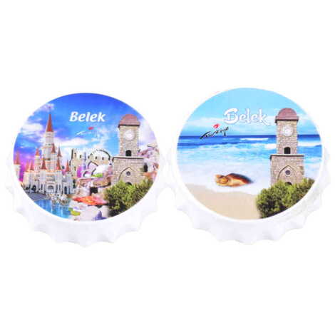 Toptan Belek Temalı Uv Baskılı Küçük Kapak Açacak Magnet 58x15 mm - 3