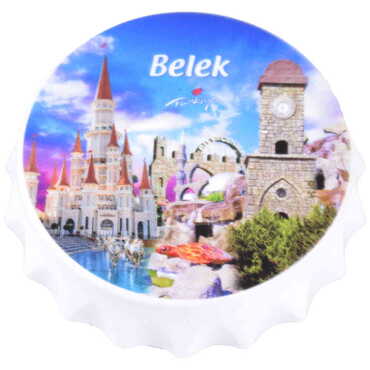 Toptan Belek Temalı Uv Baskılı Küçük Kapak Açacak Magnet 58x15 mm - 4