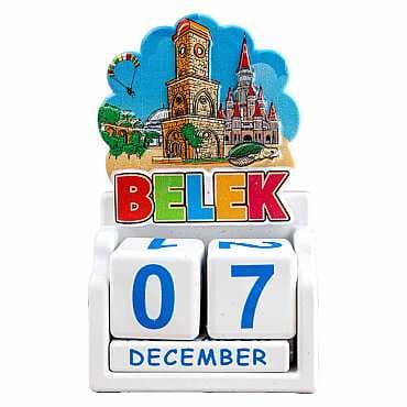 Belek Temalı UV BASKILI POLYESTER MASA TAKVİMİ - 4