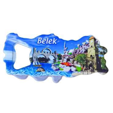Belek Themed UV Map Bottle Opener - 3