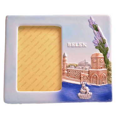 Myros - Belek Themed Ceramic Photo Frame Big Size