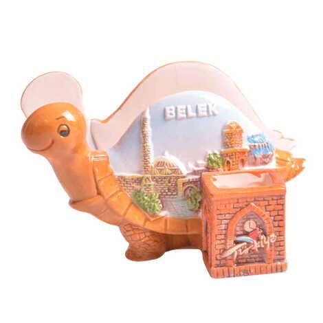 Belek Themed CeramicTurtle Napkin Holder