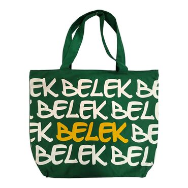 Belek Themed Classic Beach Bag - Thumbnail