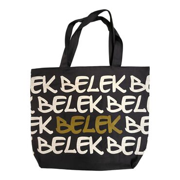 Belek Themed Classic Beach Bag - Thumbnail