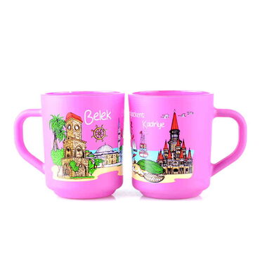 Myros - Belek Themed Colored Glass Mug