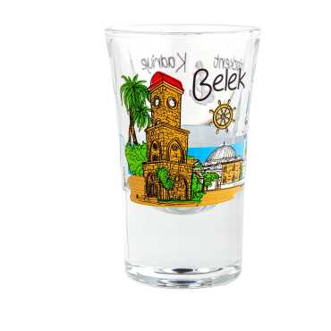 Belek Themed Custom Printed Shot Glass 45x70 mm - Myros