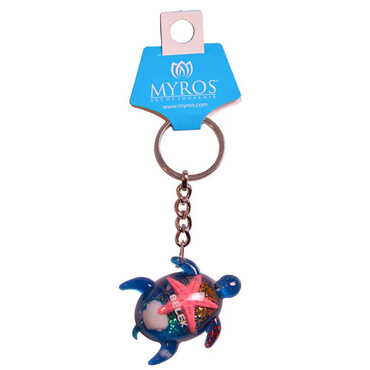 Belek Themed Customised Transparent Polyester Keyring - Thumbnail