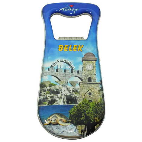 Belek Themed Customizable Metal Magnetic Bottle Opener 95x42 mm - 5