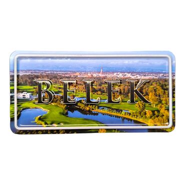 Belek Themed Embossed Pvc Oppression Fridge Magnet - Thumbnail