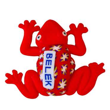 Belek Themed Frog Fimo Refrigerator Magnet - Myros