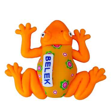 Belek Themed Frog Fimo Refrigerator Magnet - 6