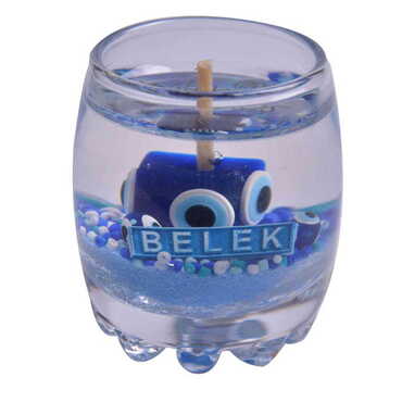 Myros - Belek Themed Glass Transparent Gel Candle