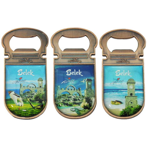 Belek Themed Magnet Small Metal Opener - 2
