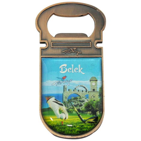 Belek Themed Magnet Small Metal Opener - 3